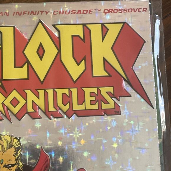 "THE WARLOCK CHRONICLES" #1 PRISM CHROME COVER MARVEL COMIC VF 1993 - Picture 3 of 9